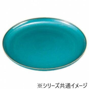 福井クラフト 尺6冠皿 トルコ深海 53290100