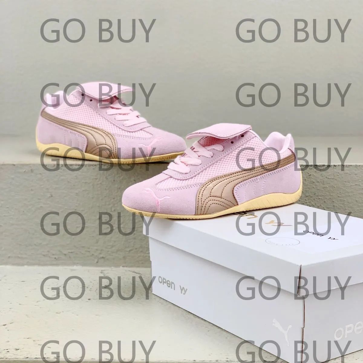 Speedcat The Open YY  x PUMA    レディース/メンズ  スニーカー   箱付 PINK