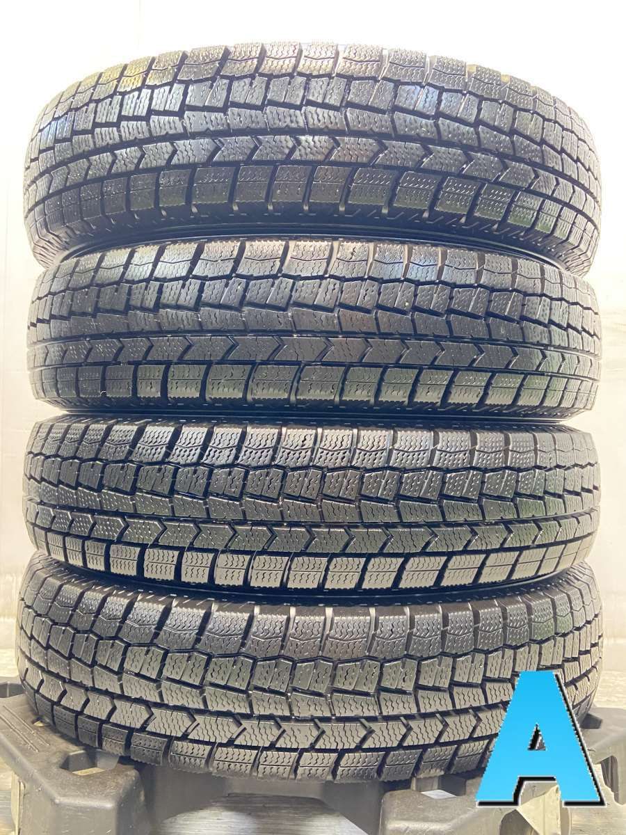 145/80R13  nダンロップ ウィンターマックス WM02 n中古タイヤ スタッドレスタイヤ 4本セットn w13241020015