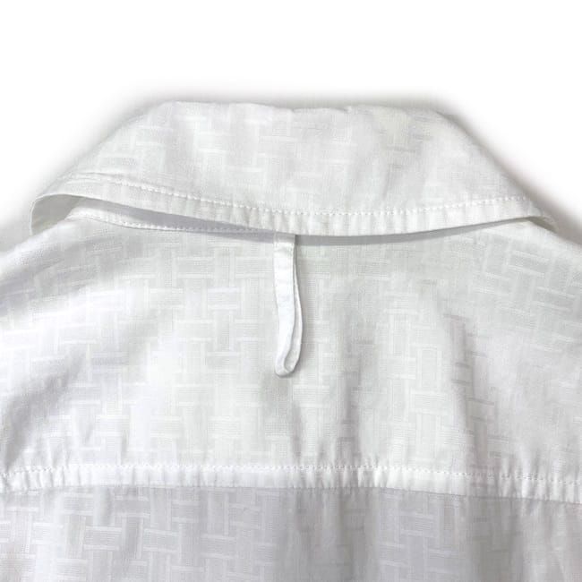 エルメス ジップ ワンピース ホワイト 美品 クリーニング済み 34 綿