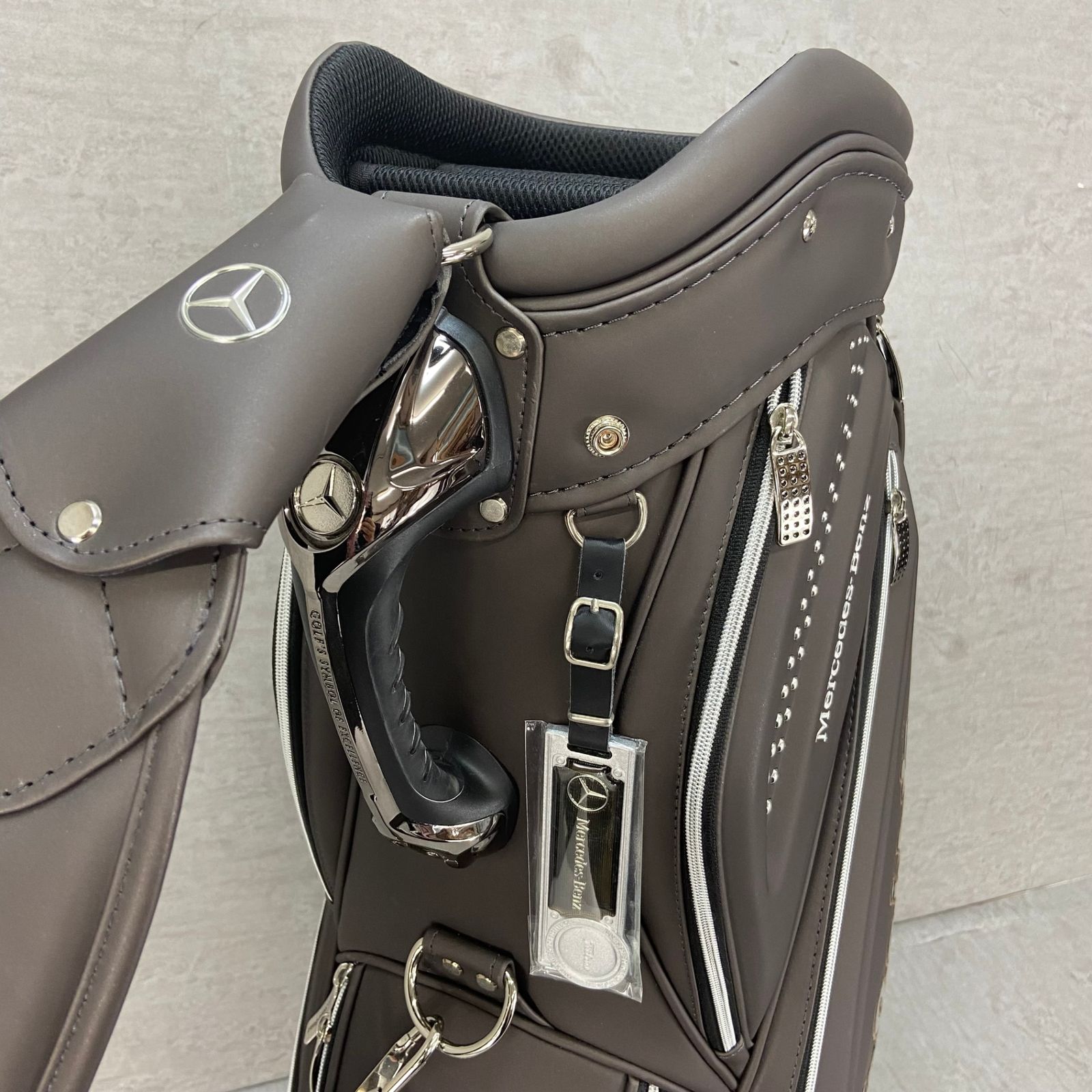 タイトリスト メルセデスベンツ ゴルフ用 キャディバッグ カート式 合成皮革 バック Titleist Mercedes-Benz