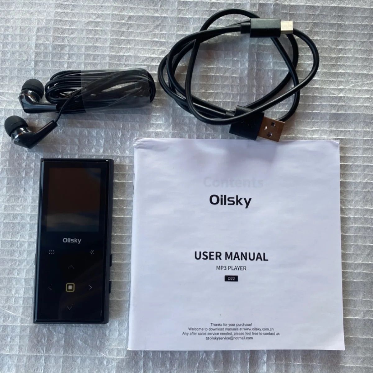 MP3PLAYER ポータブルプレーヤー D22 Oilsky リール - dr-natura.pl