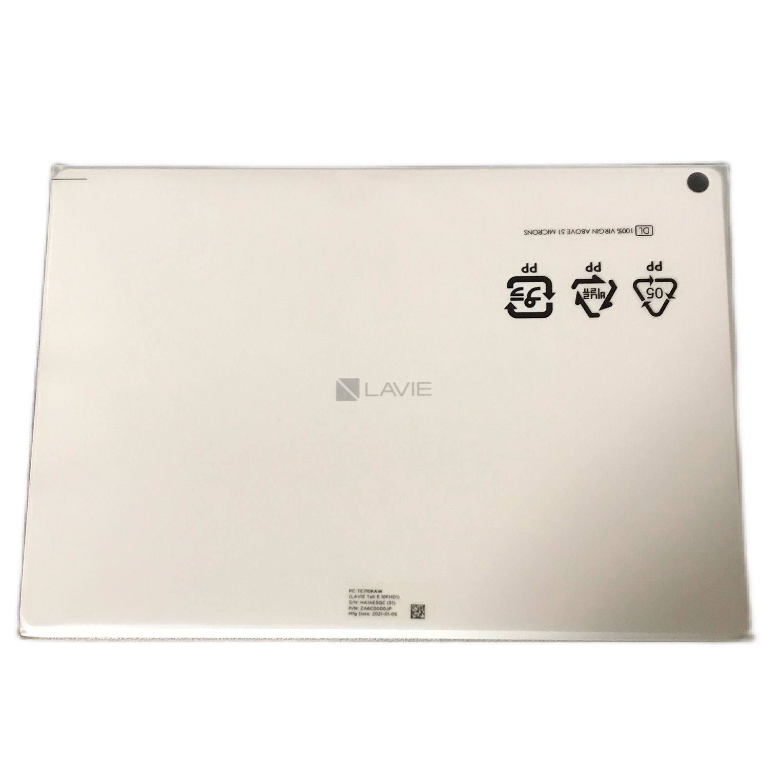 NEC PC-TE710KAW ホワイト LAVIE Tab E フルセグ搭載-