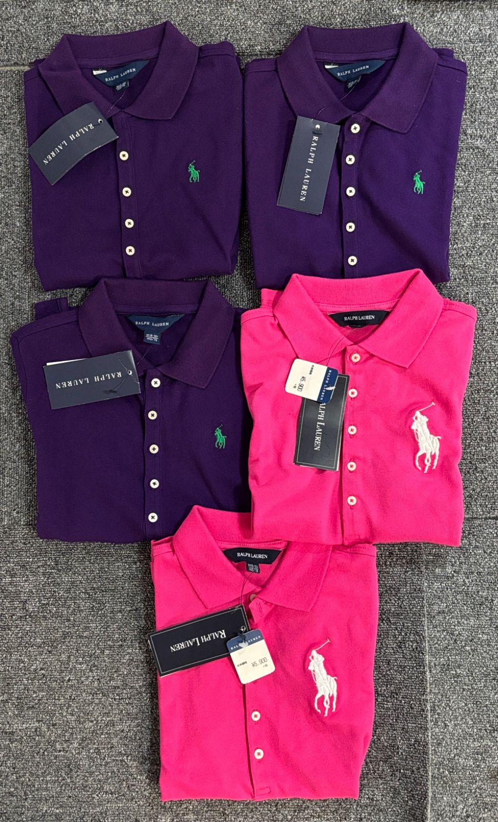未使用 RALPH LAUREN ラルフローレン タグ付き M 8-10 no.3
