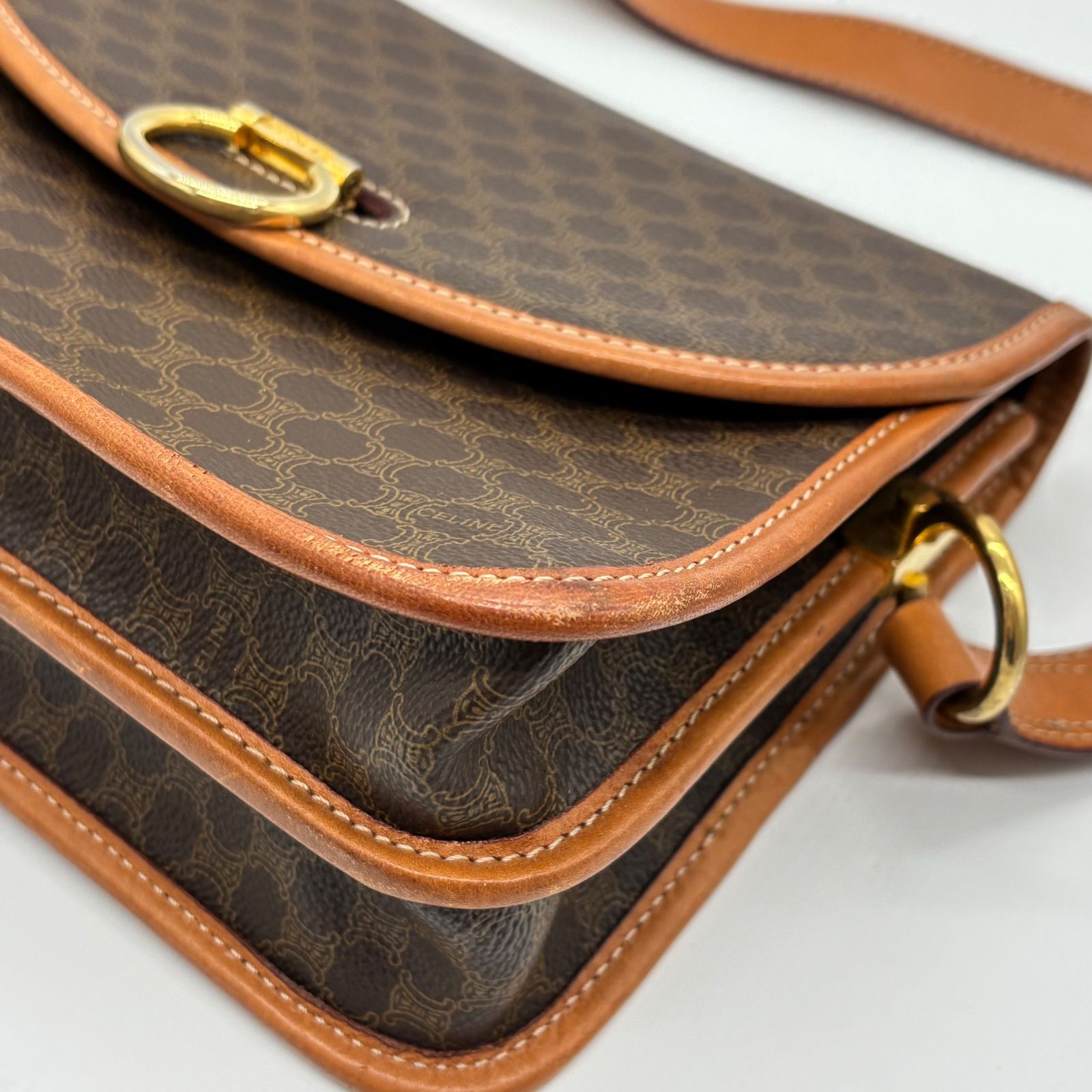 CELINE セリーヌ ヴィンテージ マカダム ショルダーバッグ DM93 セリーヌ(CELINE)セリーヌ マカダム ショルダーバッグ バッグ