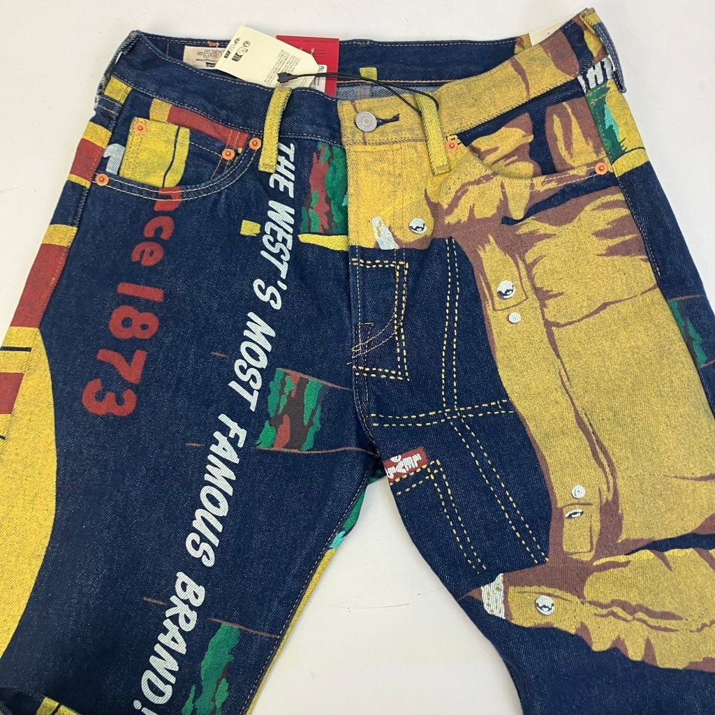 LIMITED EDITION 501®ジーンズ 150周年バナー プリント