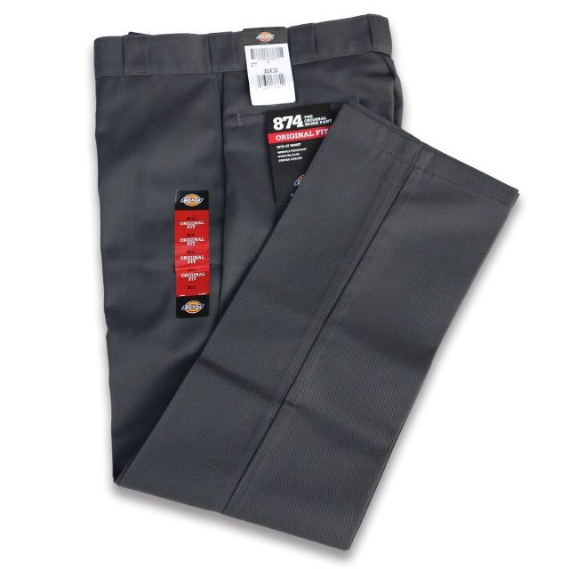 送料無料！新品Dickies ディッキーズ874 チャコールグレーW34 L32