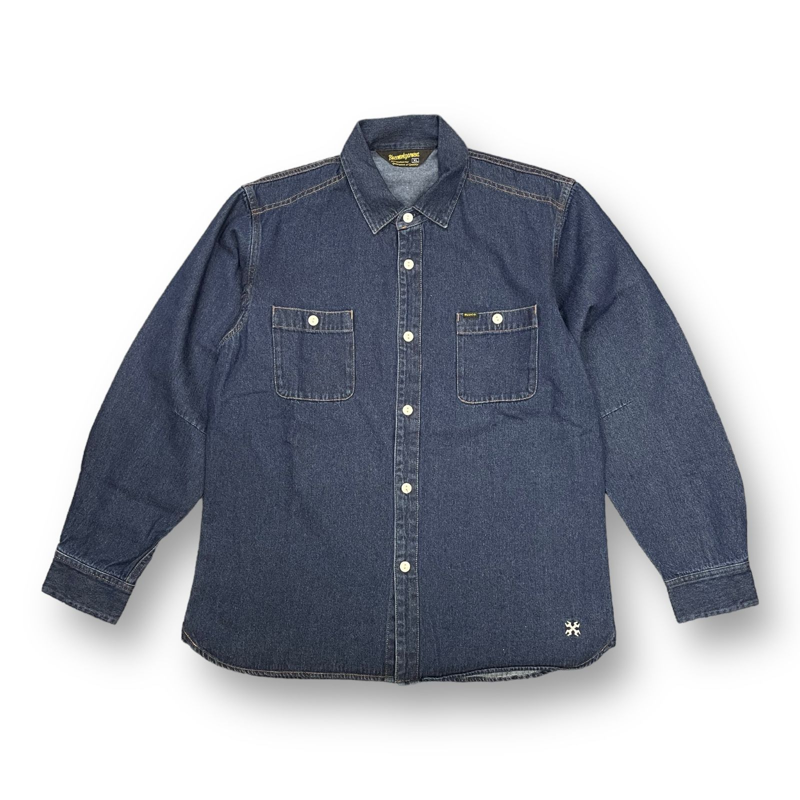 定価11800円 BLUCO DENIM WORK SHIRT デニム ワークシャツ ブルコ 1122