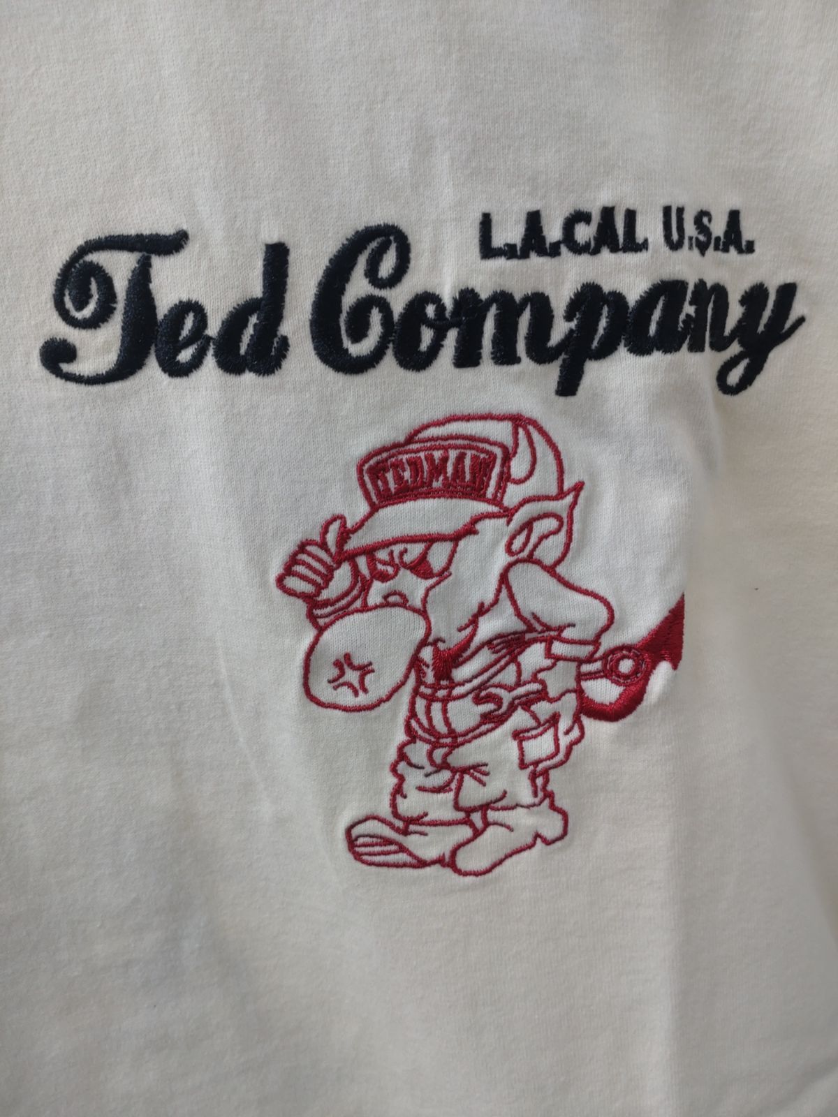 MACTOOLS×TEDMAN'S 刺繍Tシャツ WHITE 40(L)/42(XL) MACTOOLS×TEDMAN'S 刺繍Tシャツ WHITE 40(L)/42(XL)