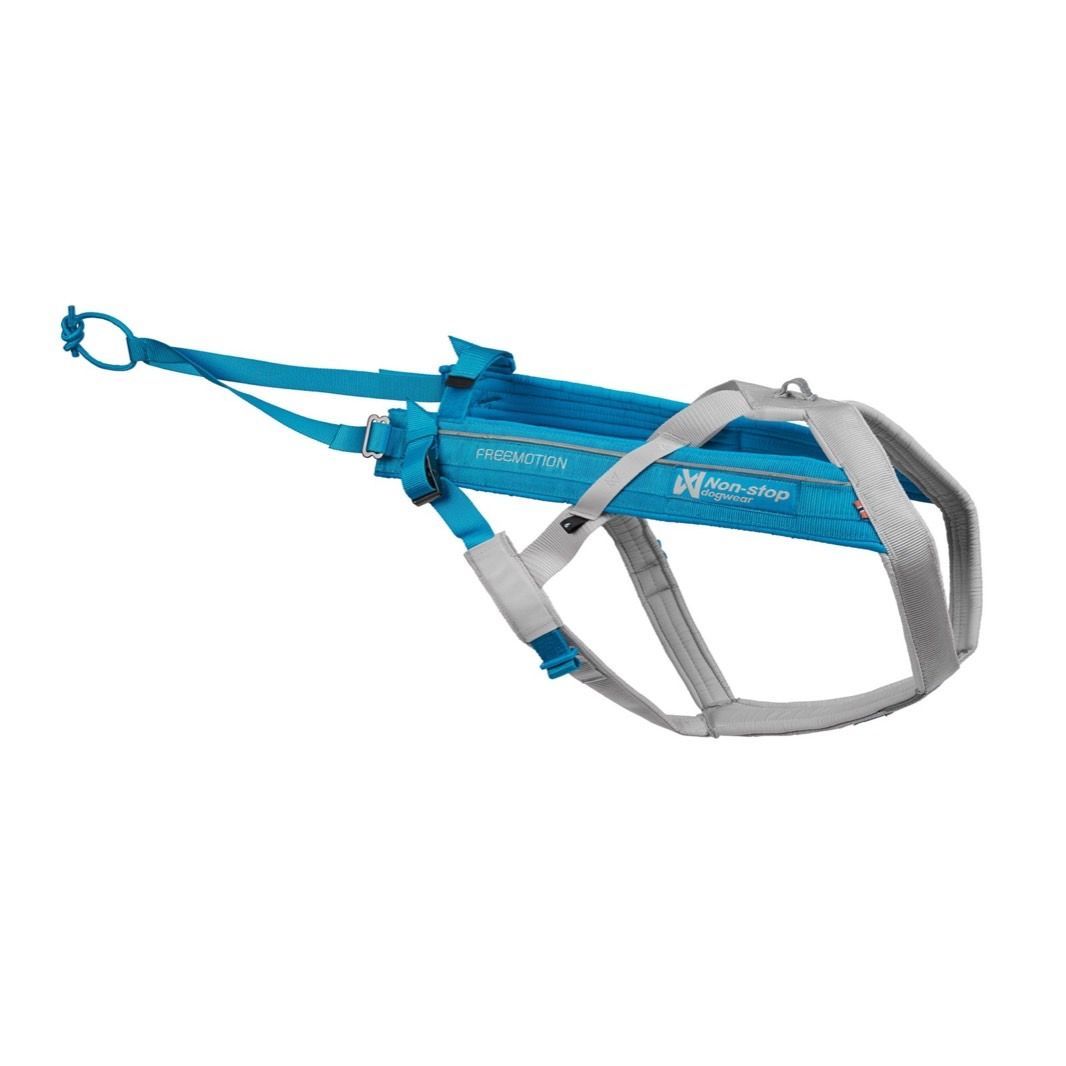 Non stop dogwear Freemotion harness 5 0 ブルー グレー