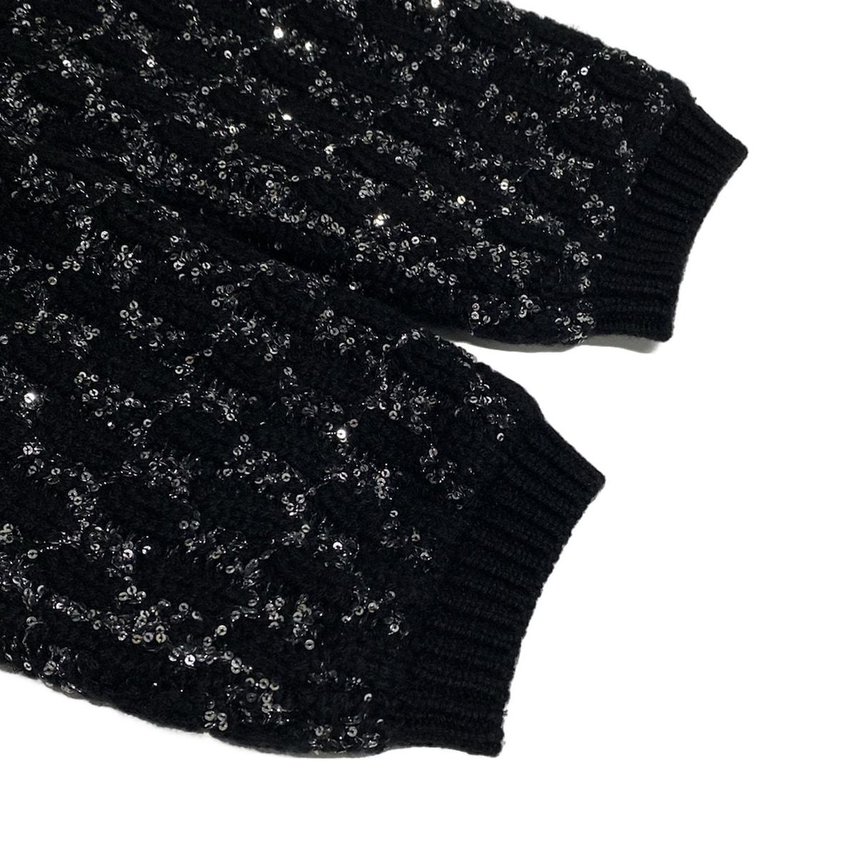 シャネル CHANEL カーディガン サイズ36 S ダークグレー×マルチ レディース スター - トップス CHANEL カーディガン サイズS シャネル カーディガン サイズ36 S -