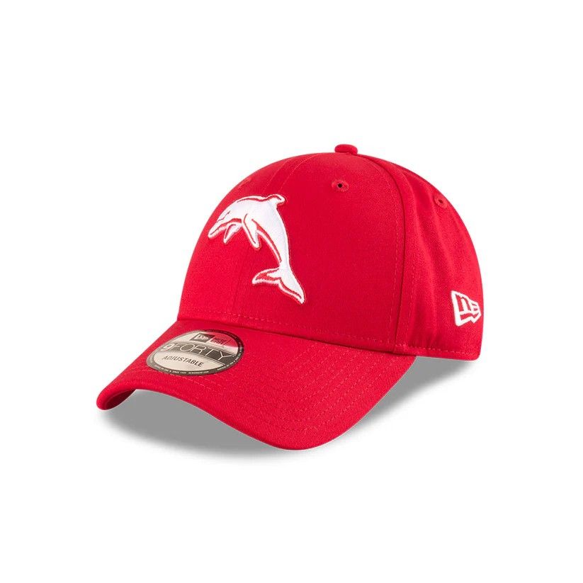 送料無料 匿名配送 ニューエラ ドルフィンズ 9Forty TC Badged Cap 帽子 赤 レッド 公式モデル 日本未発売
