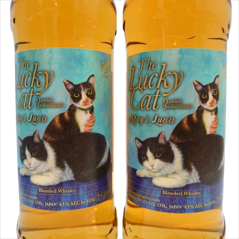 2本セット マルス ウイスキー The Lucky Cat May＆Luna ザ・ラッキー