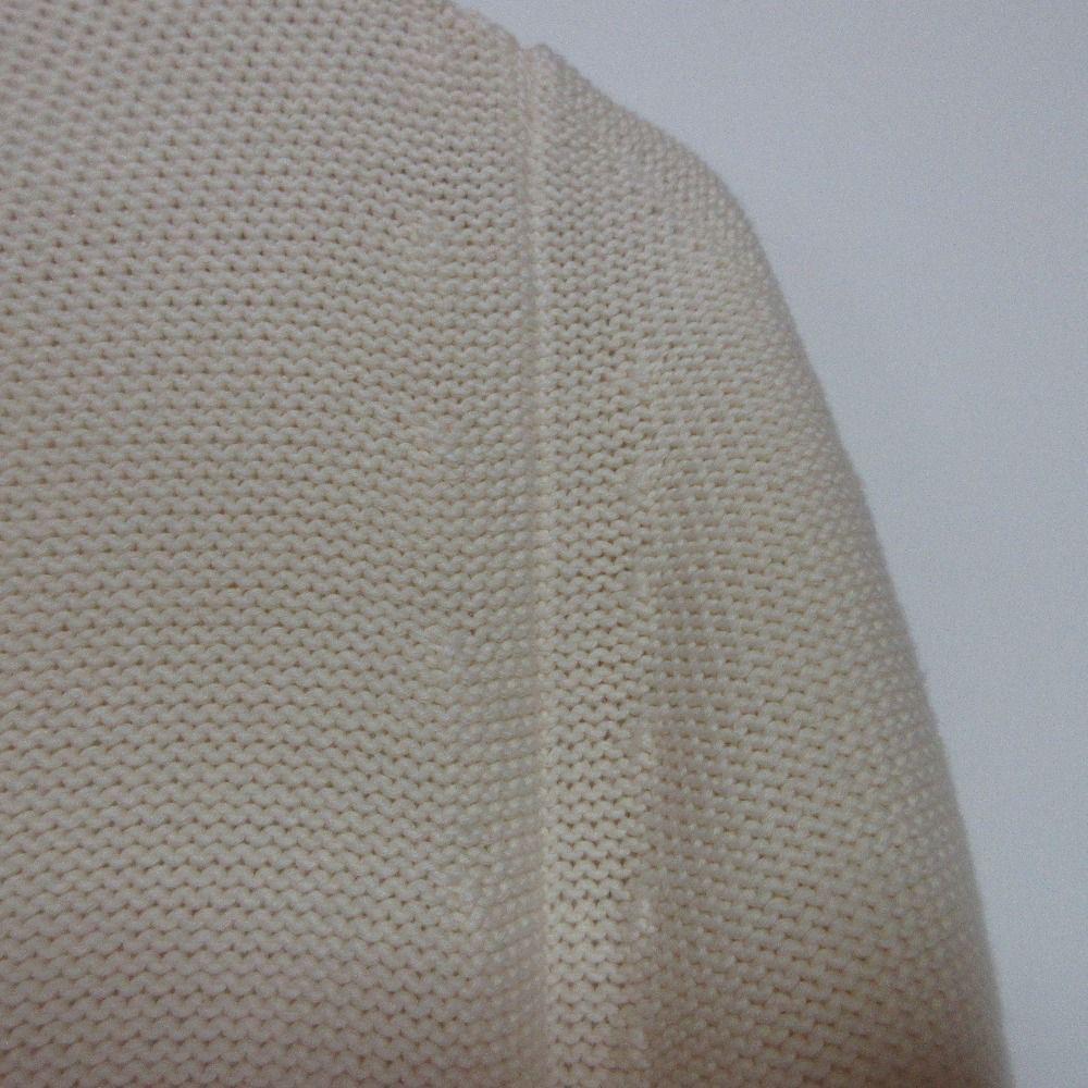  YURI PARK ユリパーク コットンニット カーディガン アイボリー レディース 古着 長袖 カーディガン ボレロ アンサンブル