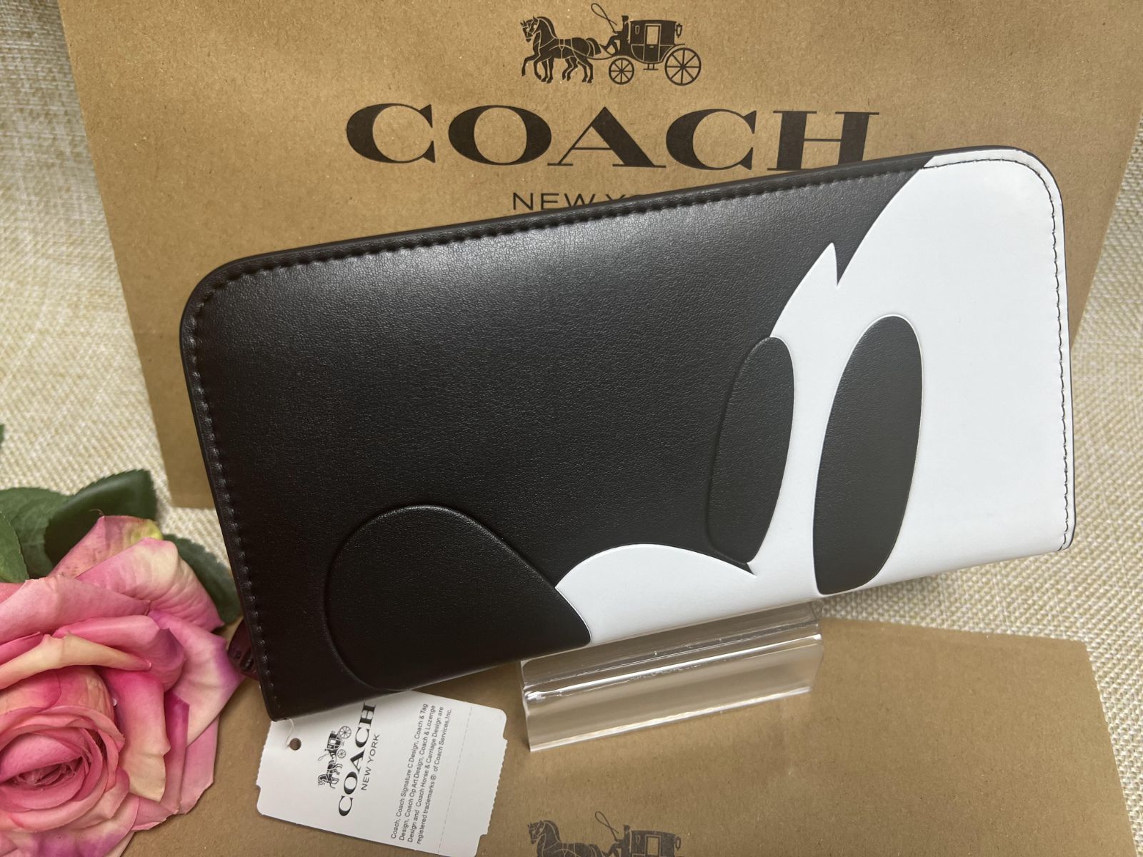 コーチ COACH 長財布 財布 ミッキー コラボ COACH MICKY 75周年記念