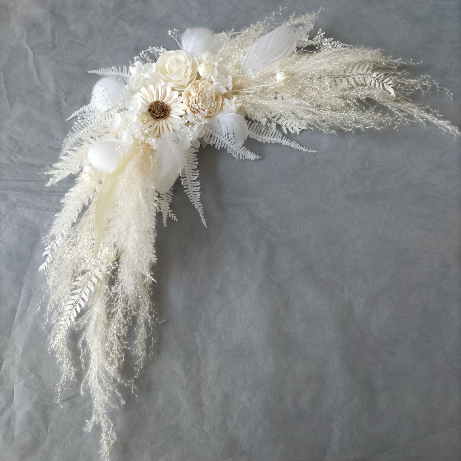 りひちろshop 横長スワッグ ニューボーン バースデー インテリア