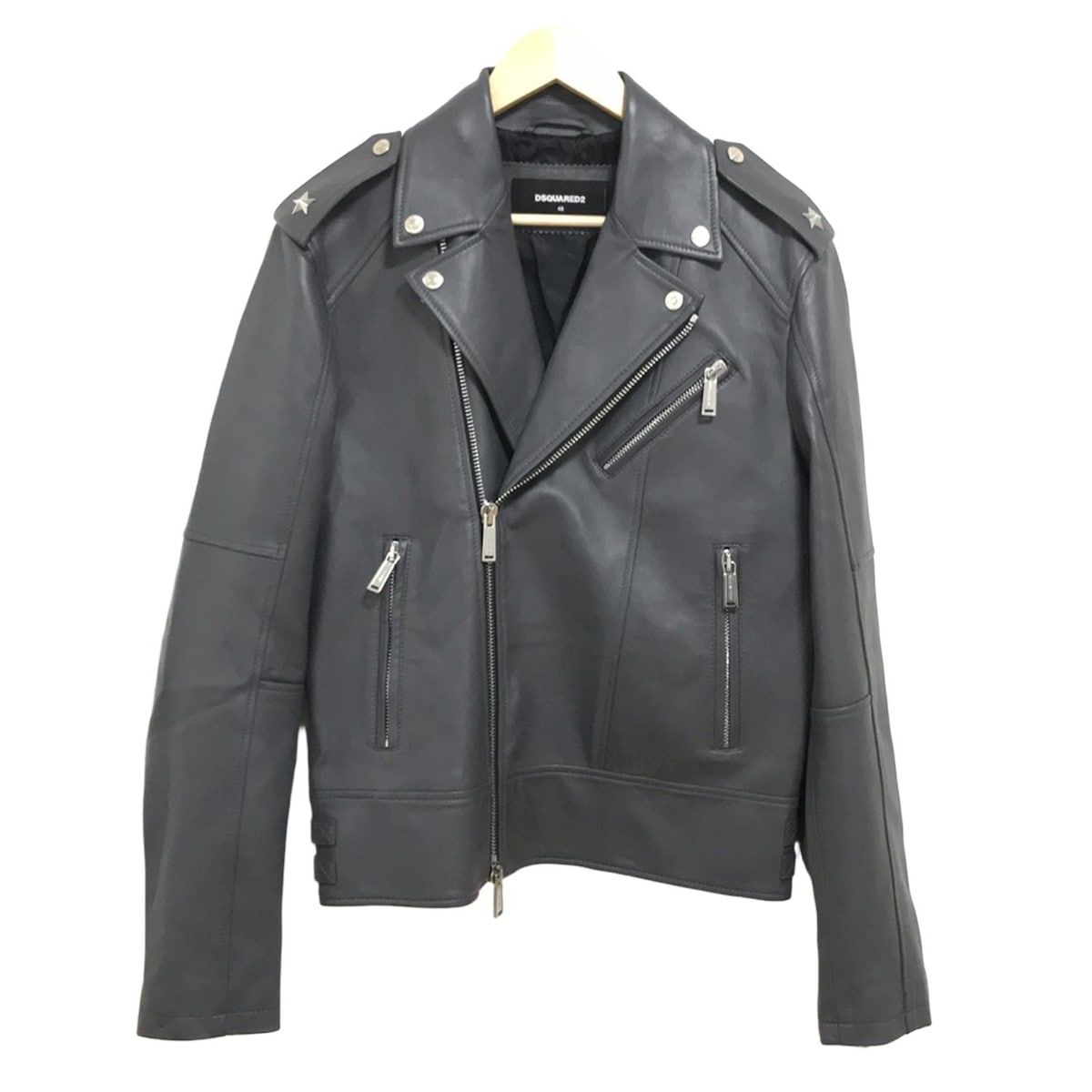 ディースクエアード DSQUARED2 ライダースジャケット シングル 