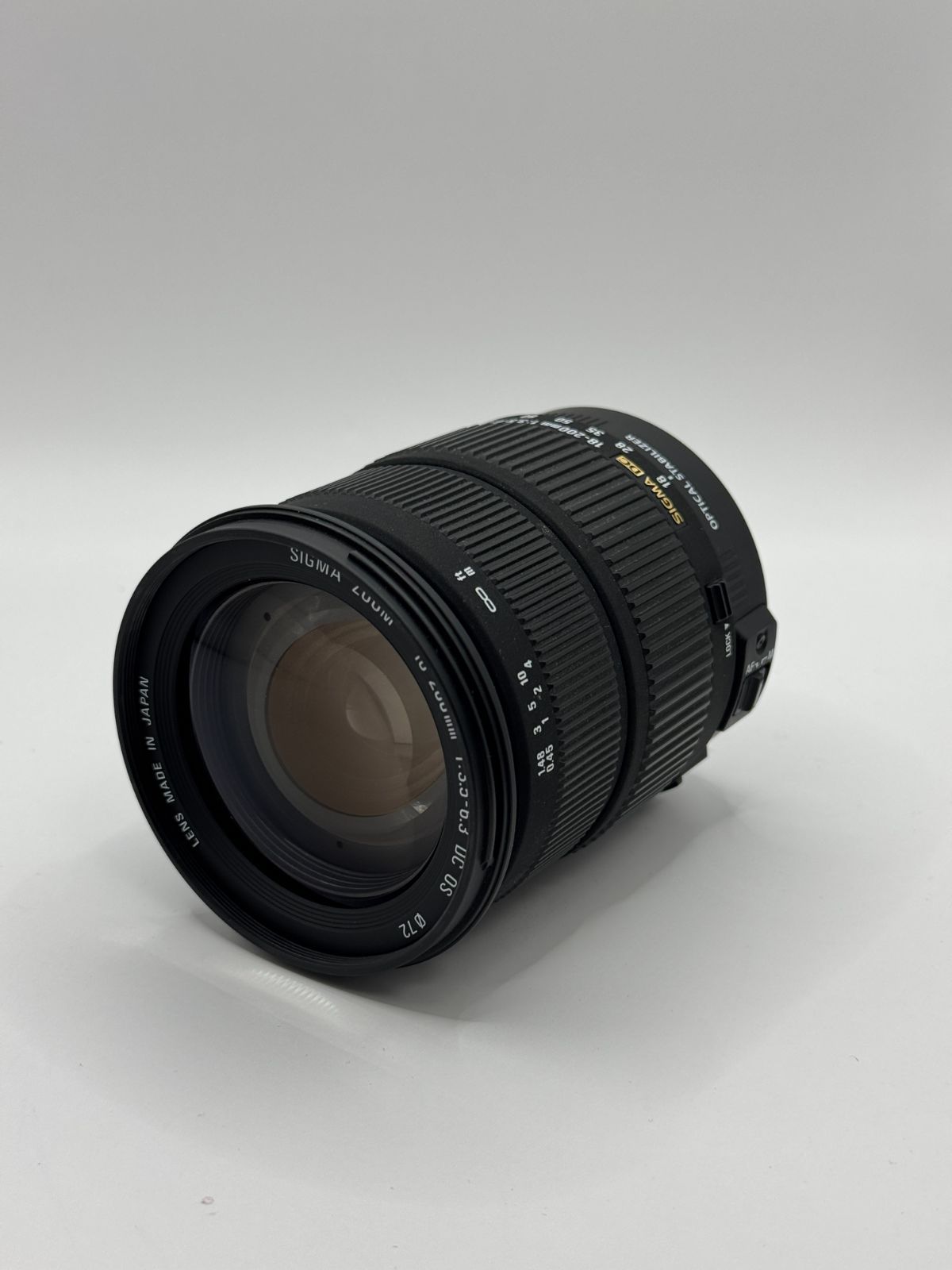 極上品] 人気 SIGMA シグマ zoom 18-200mm f3.5-6.3 DC OS キヤノン用