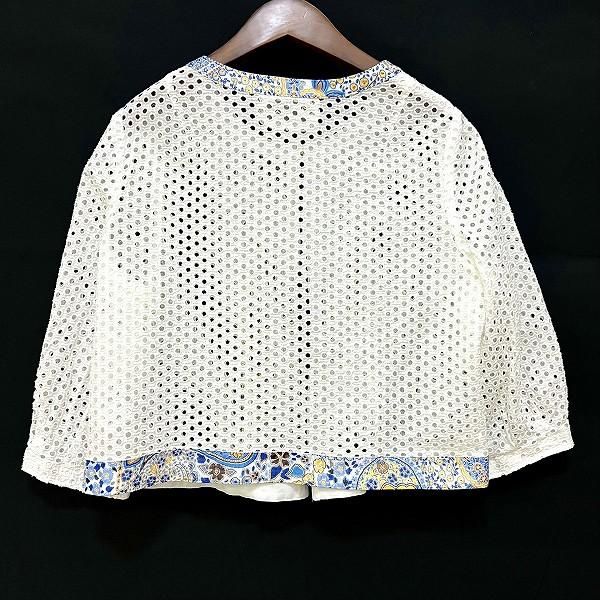 タグ付き新品インポートロッサ　ビジュ付きカーデガン、ジャケット46 タグ付き新品インポートロッサ ビジュ付きカーデガン、ジャケット46