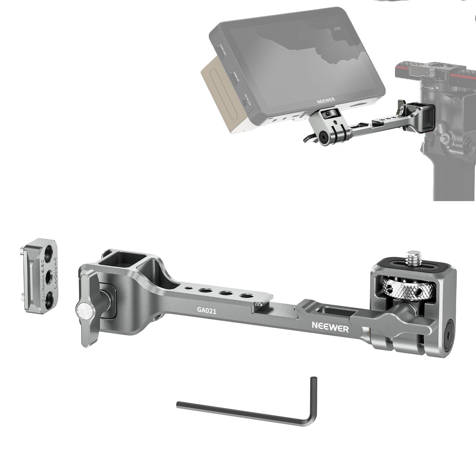 NEEWER カメラモニターマウント RSジンバル用 360°回転可能 NATOクランプ/コールドシュー/1/4"ネジ付き フィールドモニターホルダー コンパチブル RS4 RS4 PRO RS 3 RS 3 PRO RS 2 RSC 2 Ronin-S … Amazon | NEEWER デュアルハンドグリップ コンパチブル RS4 RS4 Pro RS3 RS3 Pro RS2 RSC2 S SCジンバル  組立式 デュアルハンドルキット 1/4"&3/8"ネジ/ミニNATOレール2本/NATOクランプ/クリーニングクロス1枚付き 撮影用アクセサリー  GA006 | ウェアラブルカメラ用 ...