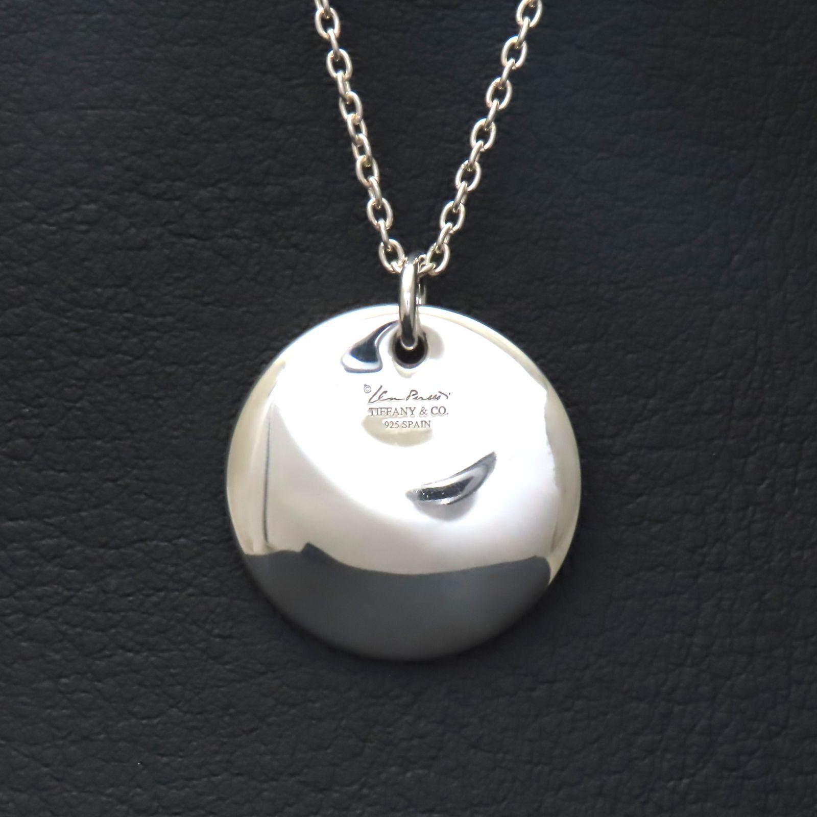 【ティファニー】円形ペンダント ネックレス 新品同様 美品 TIFFANY&Co. Elsa Peretti ティファニー エレサ