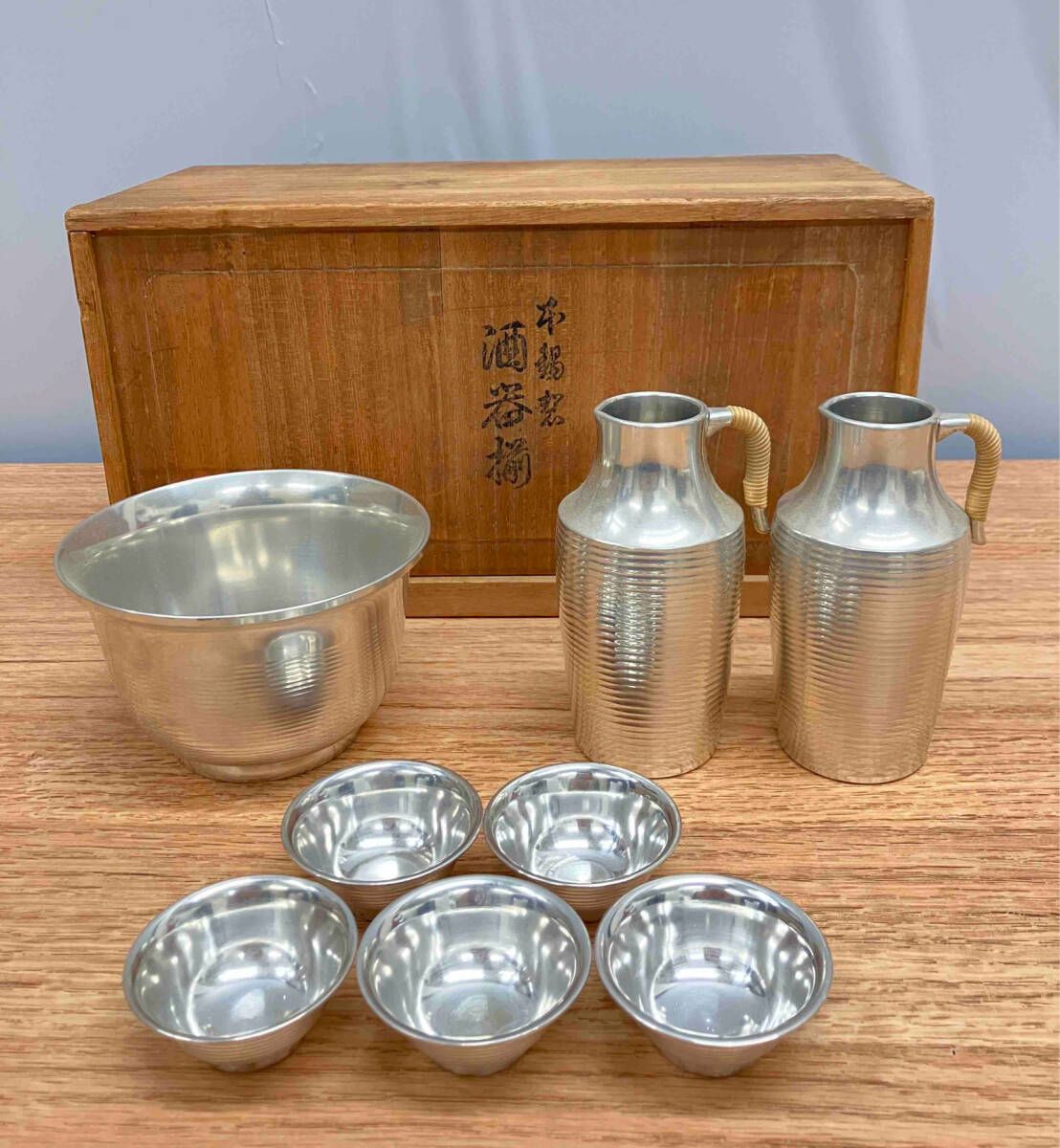 錫半製 錫酒器セット 8点セット 美品 共箱 Amazon.co.jp: 本錫 錫製