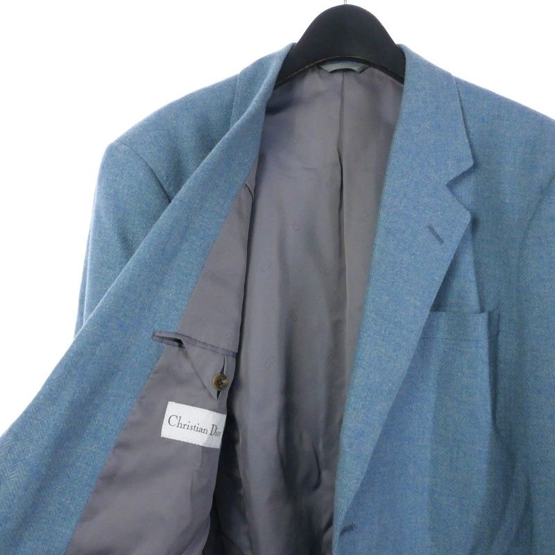 クリスチャンディオール Christian Dior カシミヤ混 テーラード クリスチャンディオール Christian Dior カシミヤ混 テーラード
