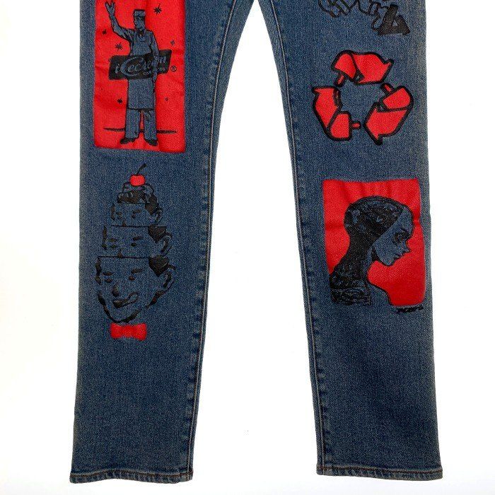 ICE CREAM アイスクリーム INFAMOUS JEAN ストレッチデニムパンツ インディゴ 421-1102 Size 32 - メルカリ