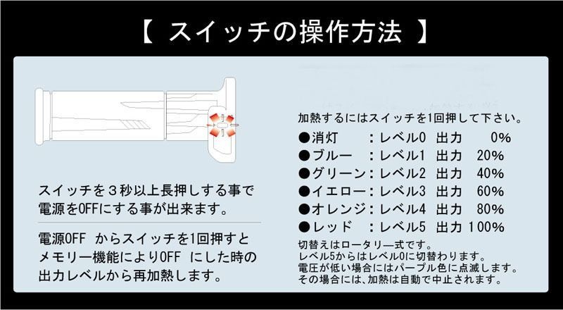 キジマ グリップヒーター