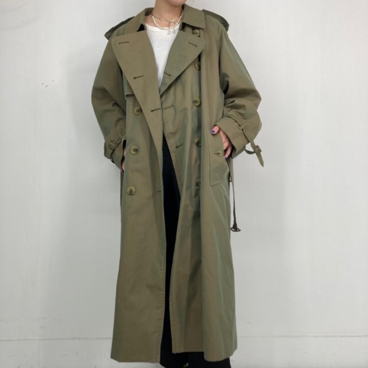バーバリー　トレンチコート　玉虫 古着 バーバリー Burberry's 玉虫カラー トレンチコート 英国製