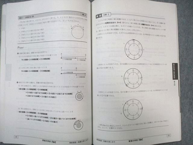 WM01-156 TAC 警察官・消防官(大卒程度) 数的処理 テキスト/問題集 