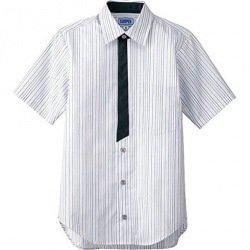 【新品・3営業日で発送】サンペックス 男女兼用半袖シャツ ＳＳＢＴ－３１２４ グレー【SSY4101】