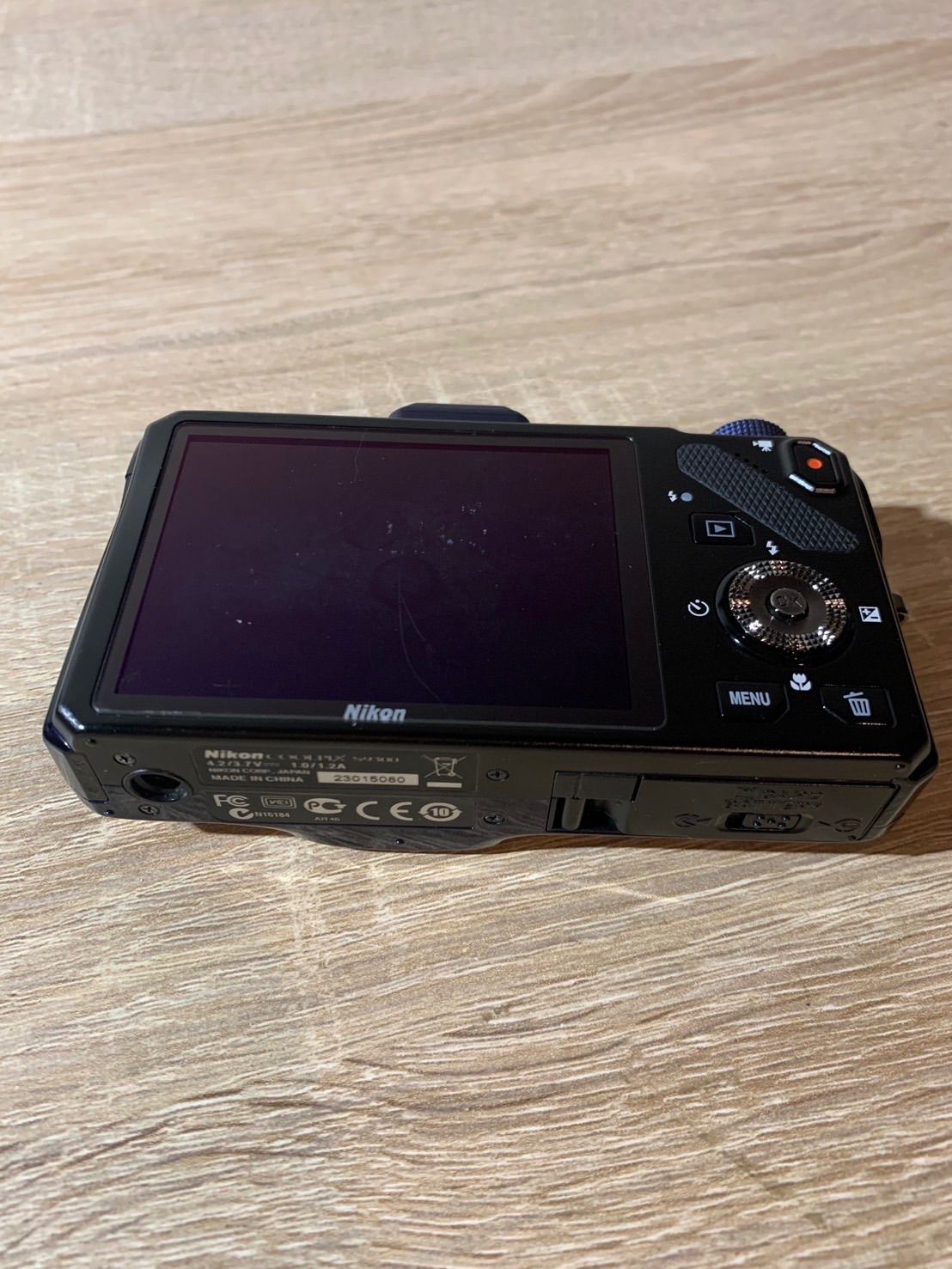 5398 Nikon COOLPIX S9300 ブルー デジカメ ジャンク品 5398 Nikon