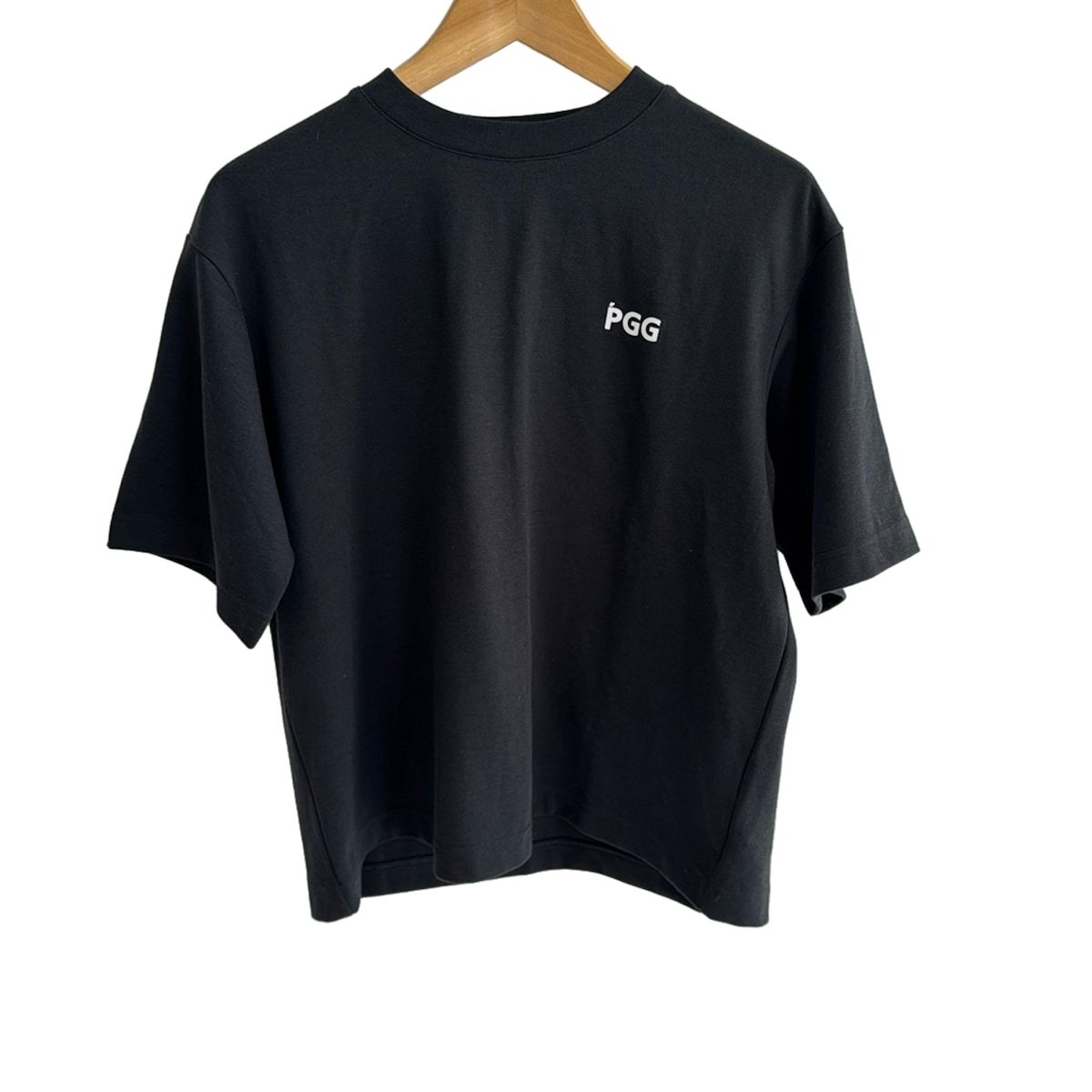 【PGG】サイズ1 PEARLY GATES ハイネック 半袖Tシャツ ブラック PGG】サイズ1 PEARLY GATES ハイネック 半袖Tシャツ ブラック