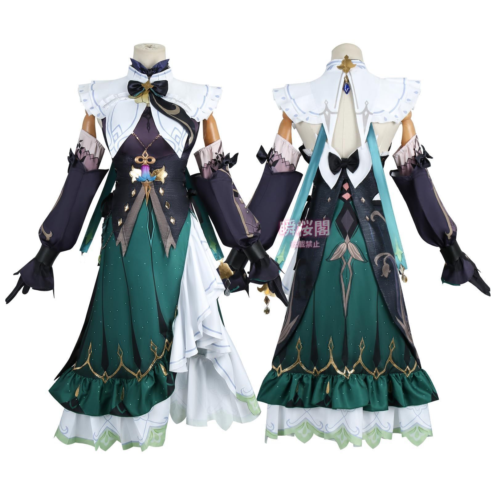 原神 フォンテーヌ Fontaine コスプレ衣装 豪華セット 学園祭 仮装 ハロウイン パーティー コスチューム ハロウィン CS01010BJ