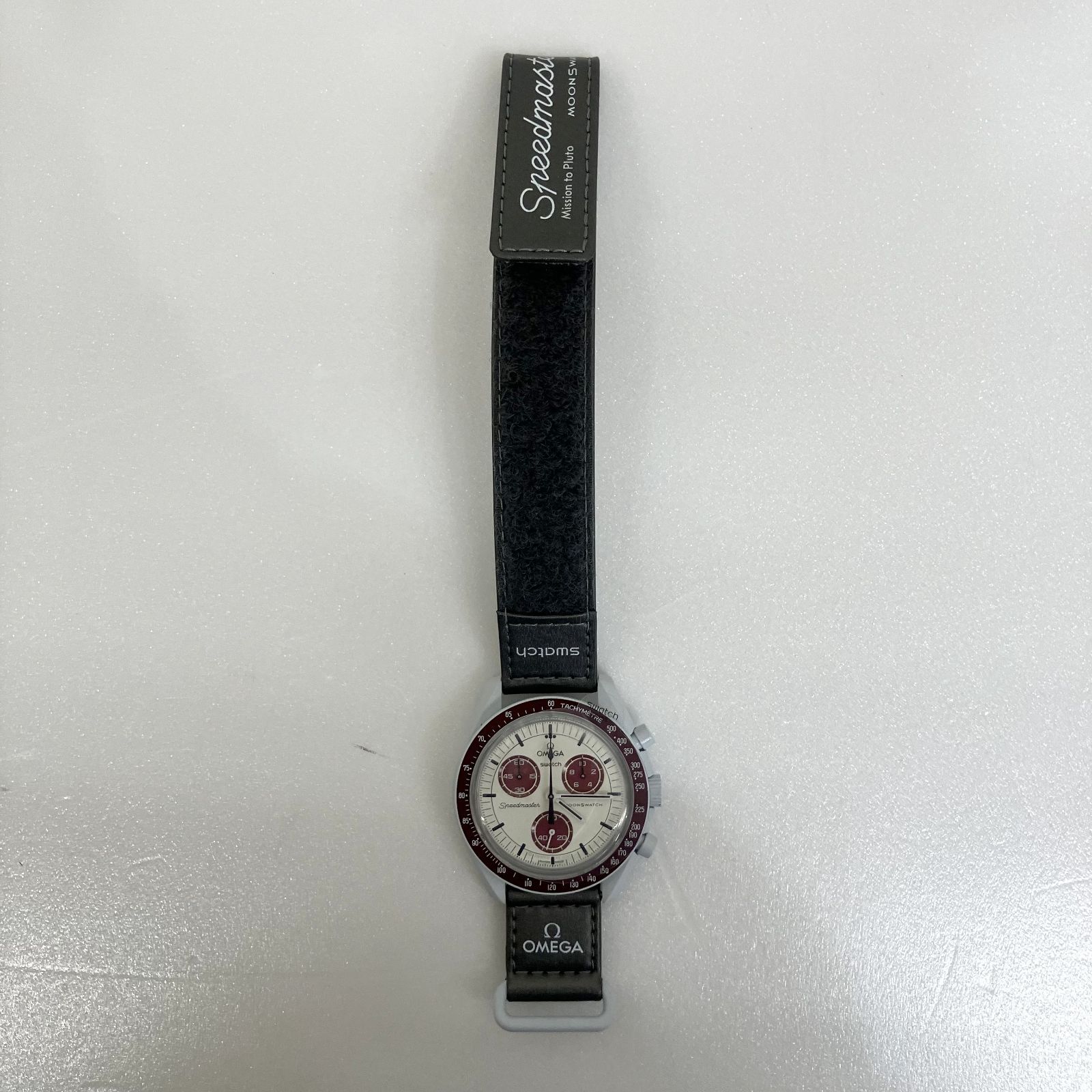 新品未使用品】OMEGA×SWATCH 冥王星 MISSION TO THE PLUTO 防水 腕時計 箱付き - メルカリ