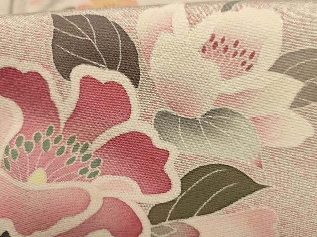 平和屋着物■訪問着　草花文　暈し染め　正絹　逸品　AAAS7634jd
