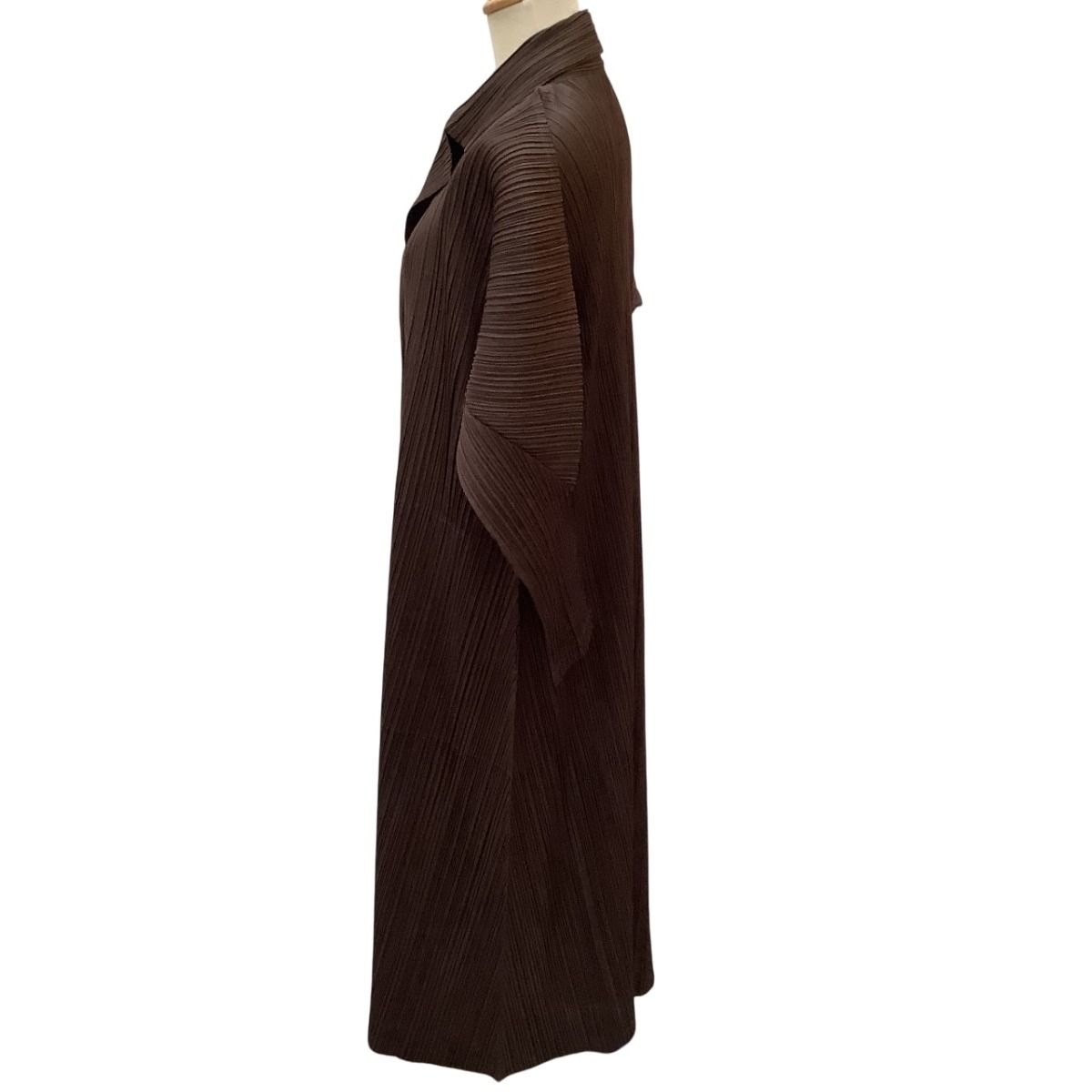 こ*こ様 PLEATS PLEASE ISSEY MIYAKE ロングコート サ Pleats Please Issey Miyake December Pleated Button-Front