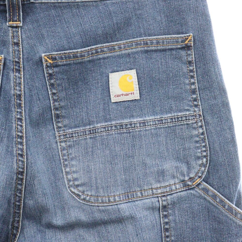 CARHARTT (カーハート) DOUBLE-FRONT UTILITY JEAN RELAXD FIT ダブルフロントユーティリティデニムパンツ ジーンズ ダブルニー インディゴ BD3329-M