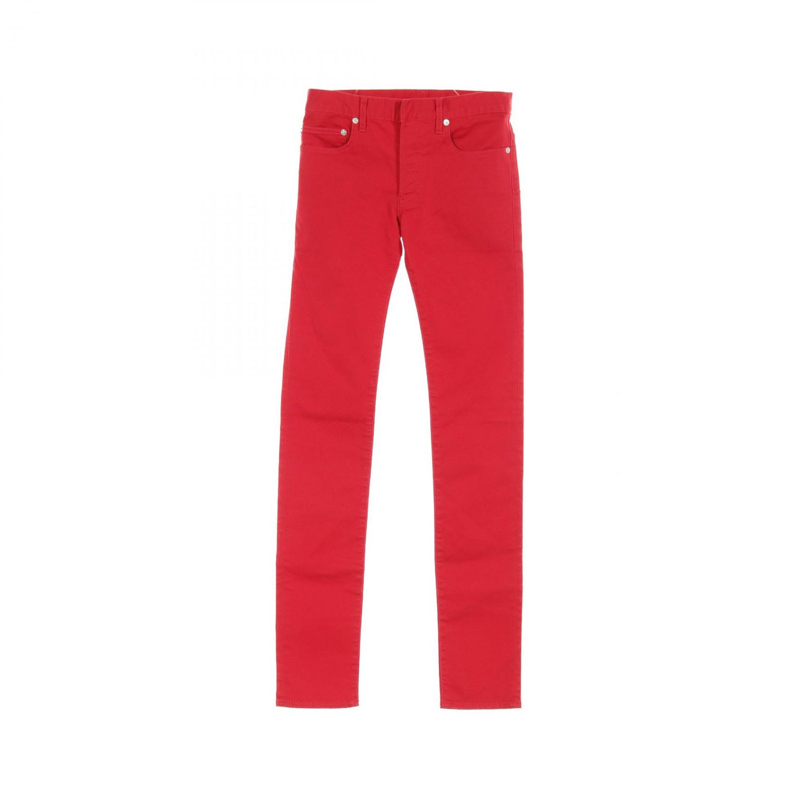 ディオール・オム DIOR HOMME パンツ 163D006A3315 レッド コットン パンツ メンズ Used A