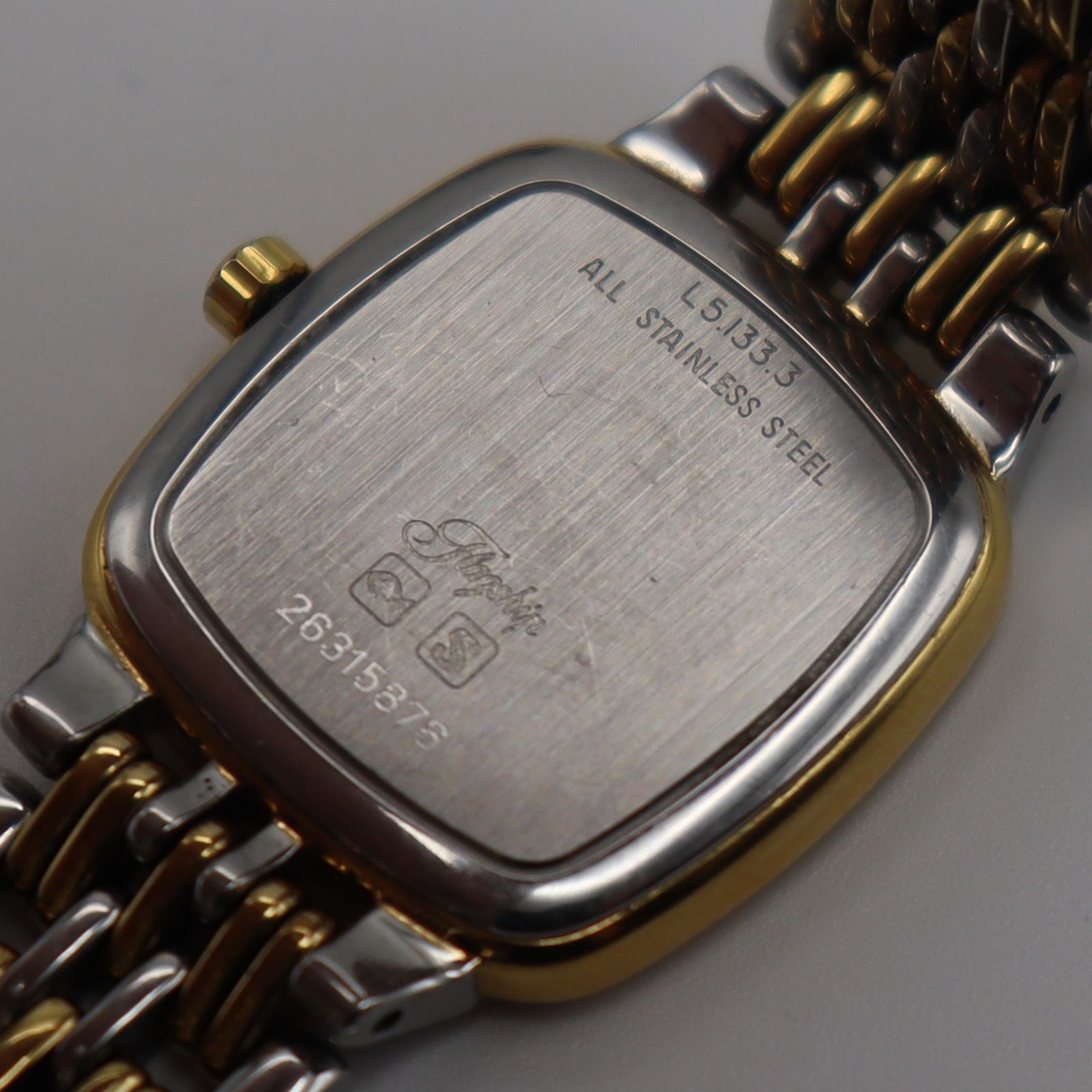 LONGINES ロンジン フラグシップ L5.133.3 クォーツ スクエア ゴールド 