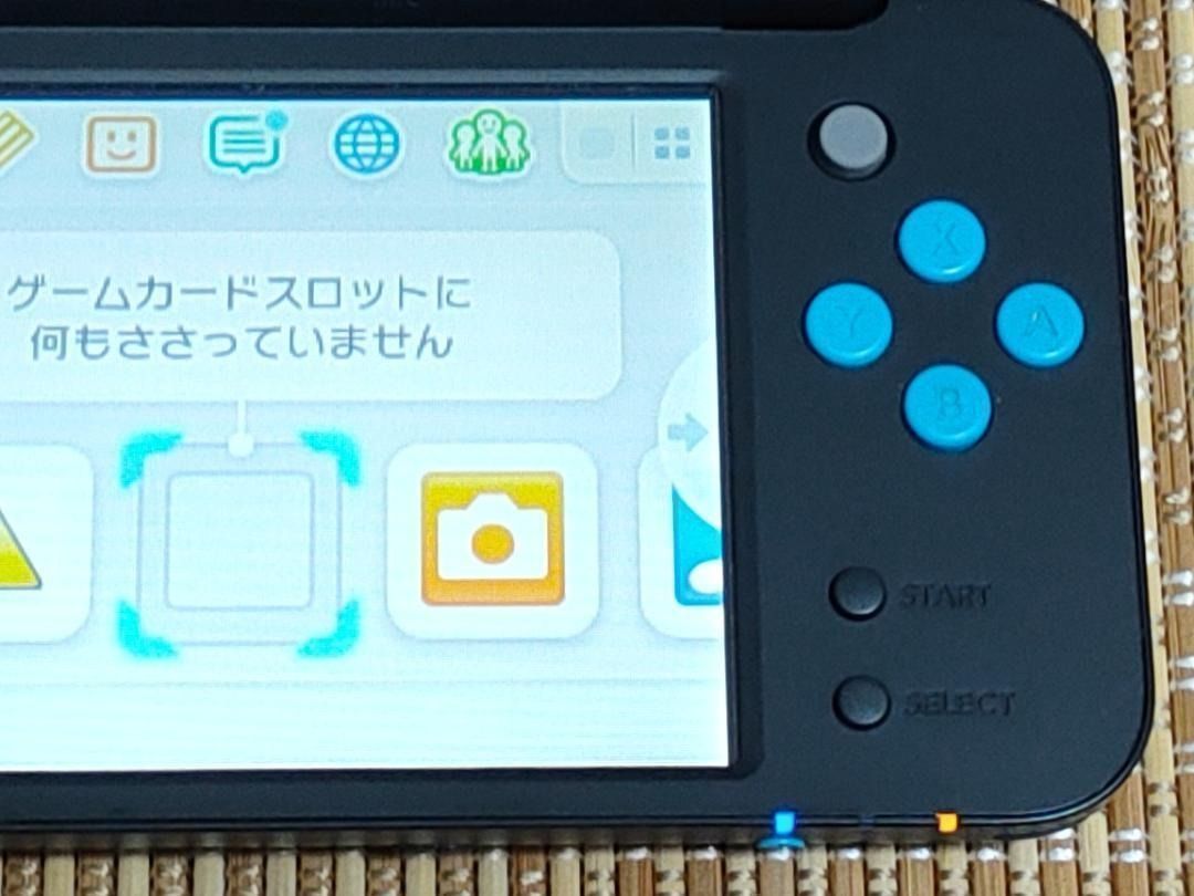 本体のみ New2DSLL ブラック×ターコイズ A UP786_INFO