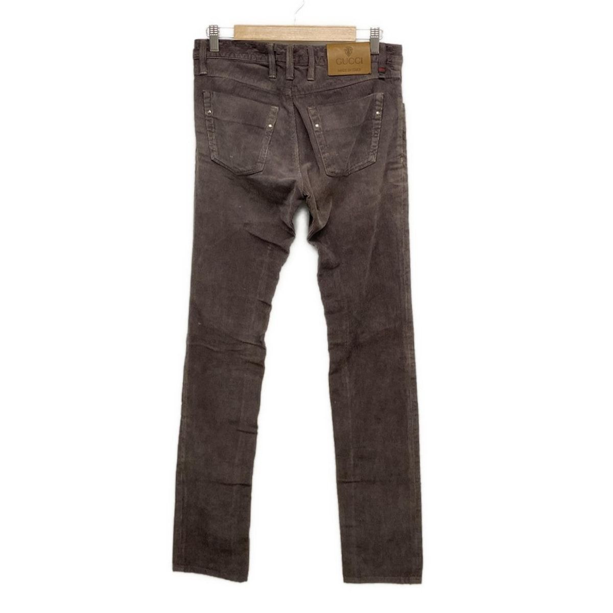 GUCCI/グッチ/44/ブラウン/ストレートパンツ/チノパン/イタリア製 GUCCI(グッチ) パンツ サイズ44 L レディース - 222123 XZ326