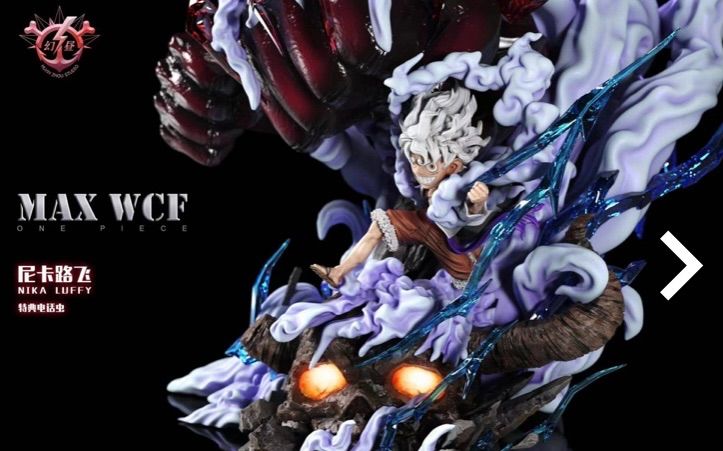 ワンピース　ルフィギア5 ガレージフィギュア　シリアルカード　海外限定 ワンピース ルフィ ギア5 ニカ ガレージキット フィギュア 塗装