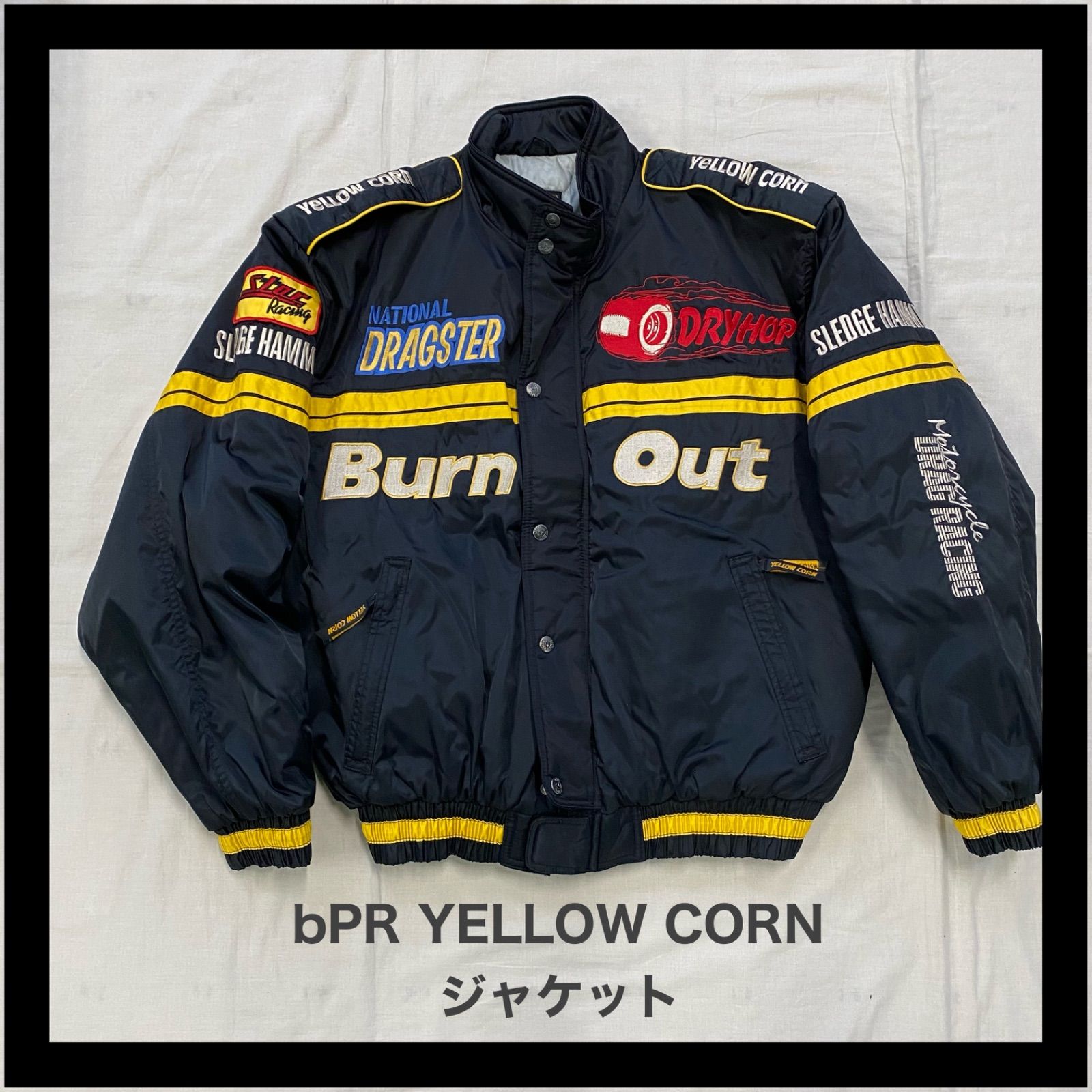 bPR YELLOW CORN イエローコーン ジャケット バイクジャケット LL - メルカリ