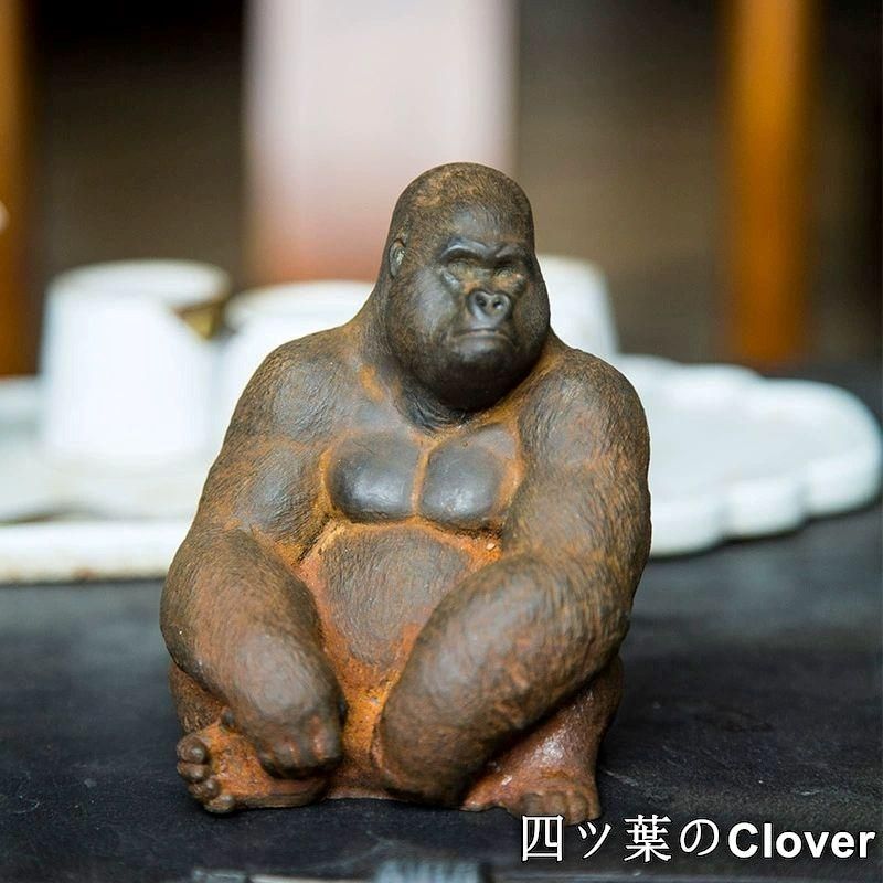 ゴリラ動物 デスク書斎リビング 玄関お 茶台 装飾品 工芸品 置物 ゴリラ動物 デスク書斎リビング 玄関お 茶台 装飾品 工芸品 置物