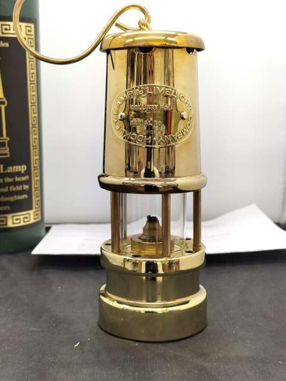 JD BURFORD マイナーズランプ オールブラス Mサイズ JD BURFORD Miner s Lamp All Brass Medium