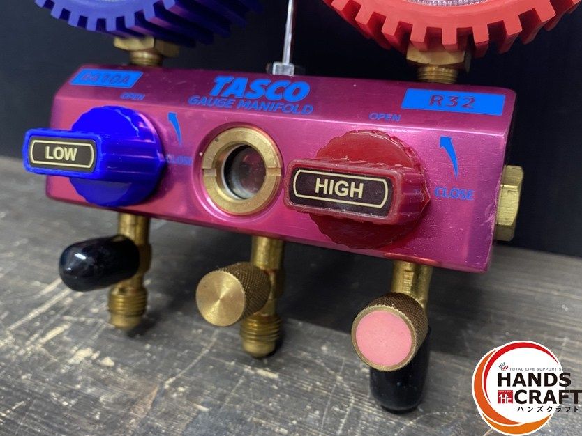 中古】タスコ ゲージマニホールド TA140G/TA141G【ハンズクラフト熊本