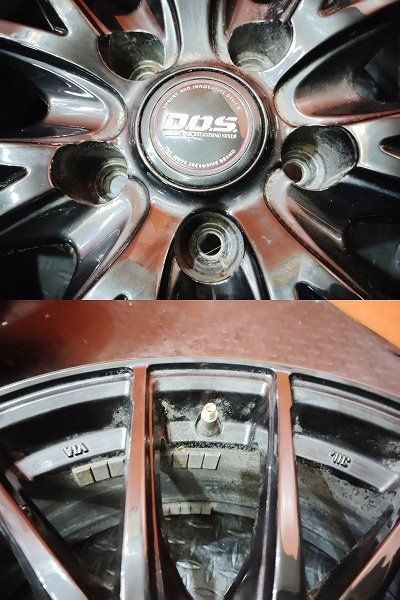 BADX D.O.S 社外ホイール 17インチ 4本 7J5HPCD114.3+38 アルファード 