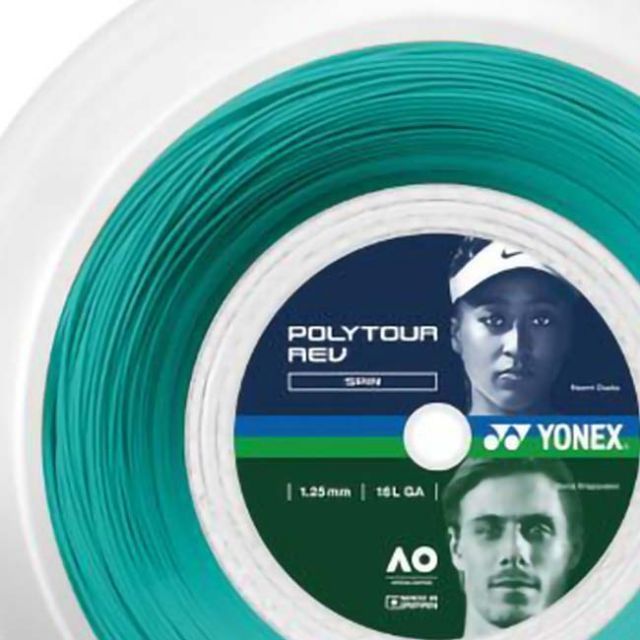 ヨネックス YONEX ポリツアーレブ REV 1.20 1.25 1.30ｍm 200 Mロール 硬式テニス ポリエステルガット 並行輸入品 PTR 120-2 125-2 130-2-384